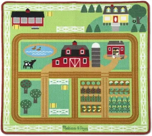 Melissa & Doug 19425 Around the Barnyard Farm Animals Rug
