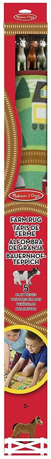 Melissa & Doug 19425 Around the Barnyard Farm Animals Rug