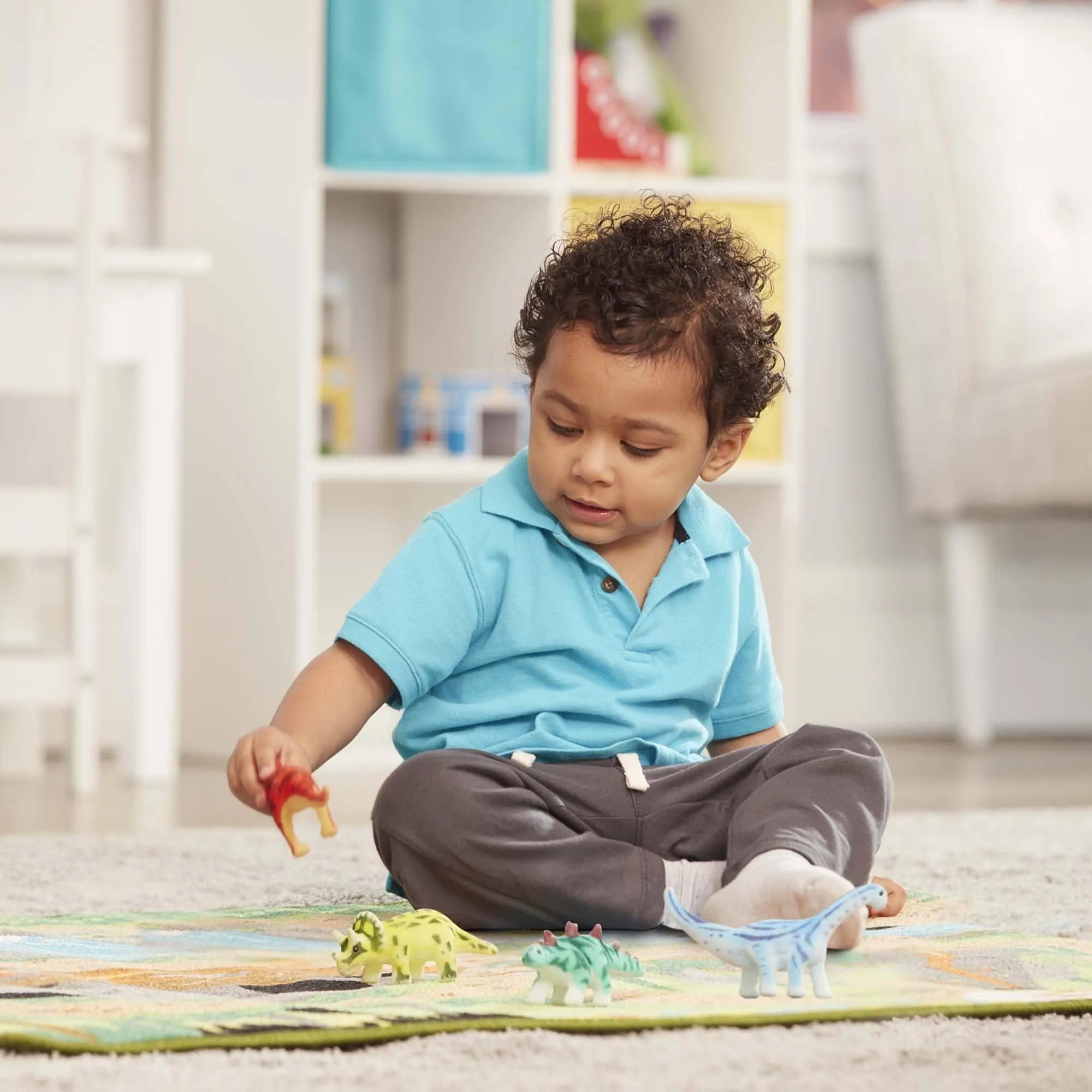 Melissa & Doug 19427 Prehistoric Playground Dinosaur Rug