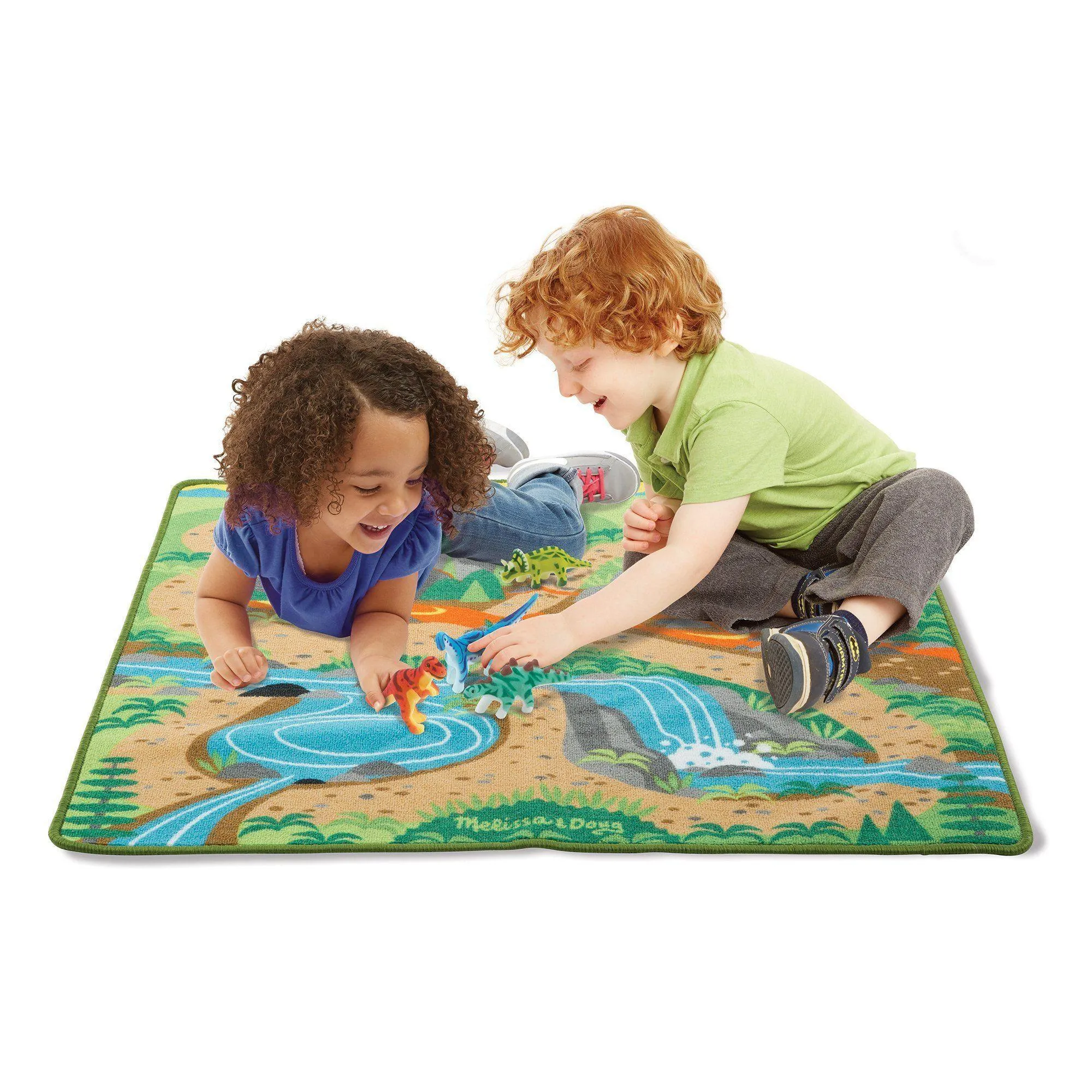 Melissa & Doug 19427 Prehistoric Playground Dinosaur Rug