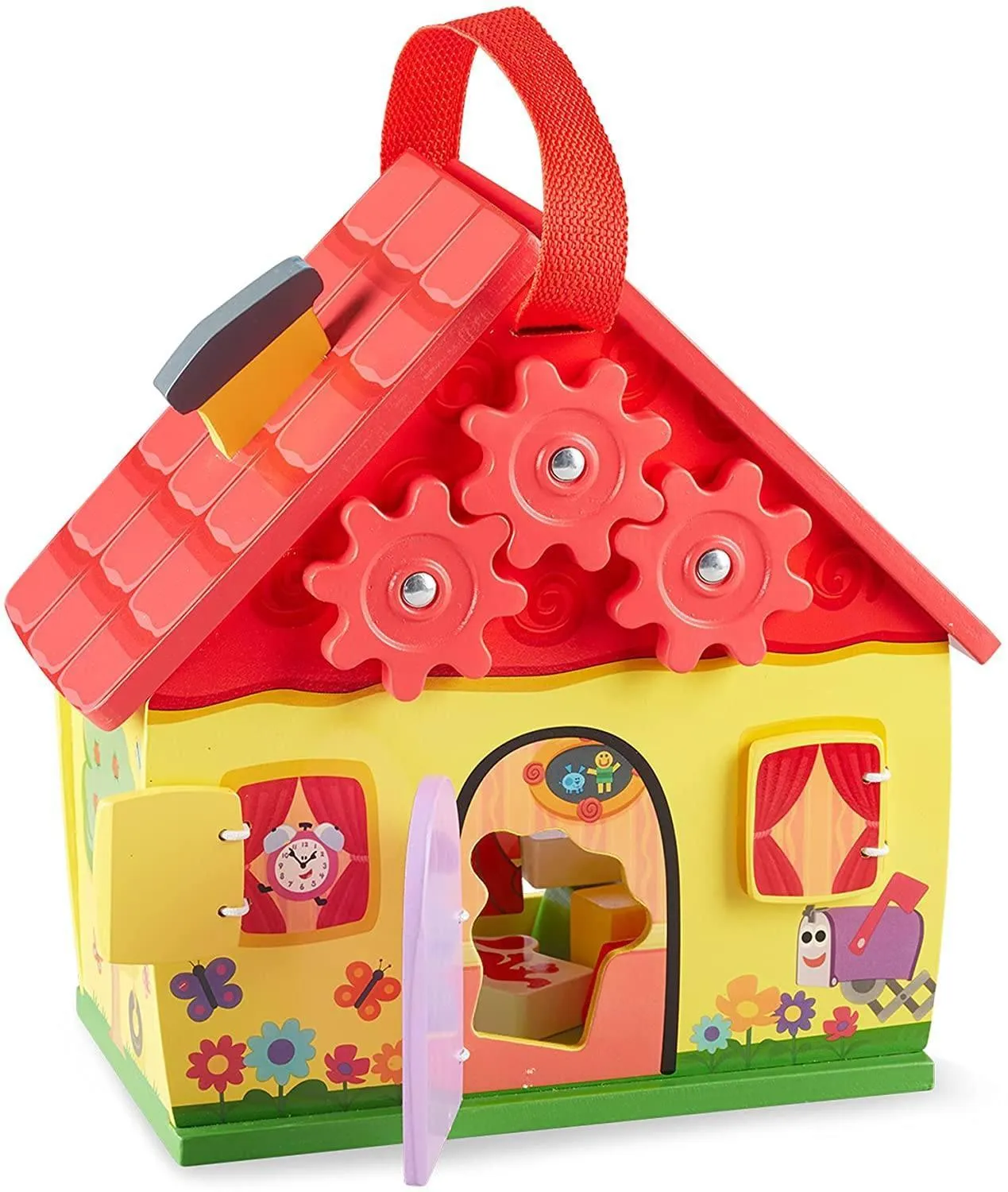 Melissa & Doug Blues Clues & You Wooden Take-Along House