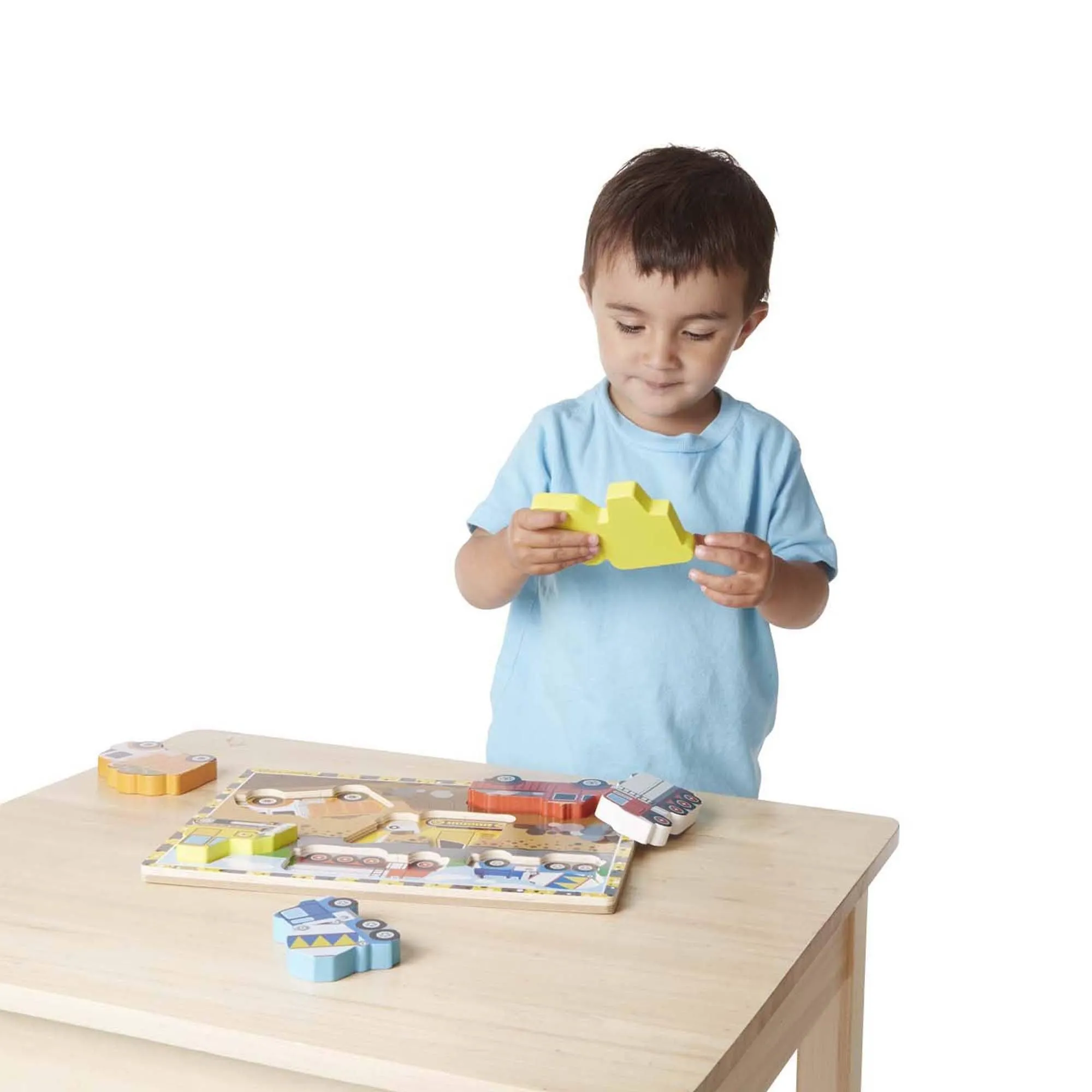 Melissa & Doug Construction Chunky Puzzle - 6 Pieces