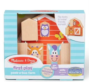 Melissa & Doug First Play Peek-a-Boo Farm