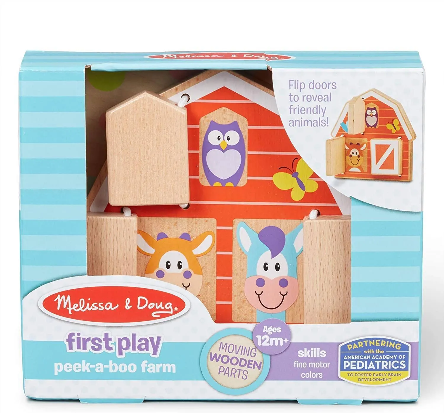 Melissa & Doug First Play Peek-a-Boo Farm