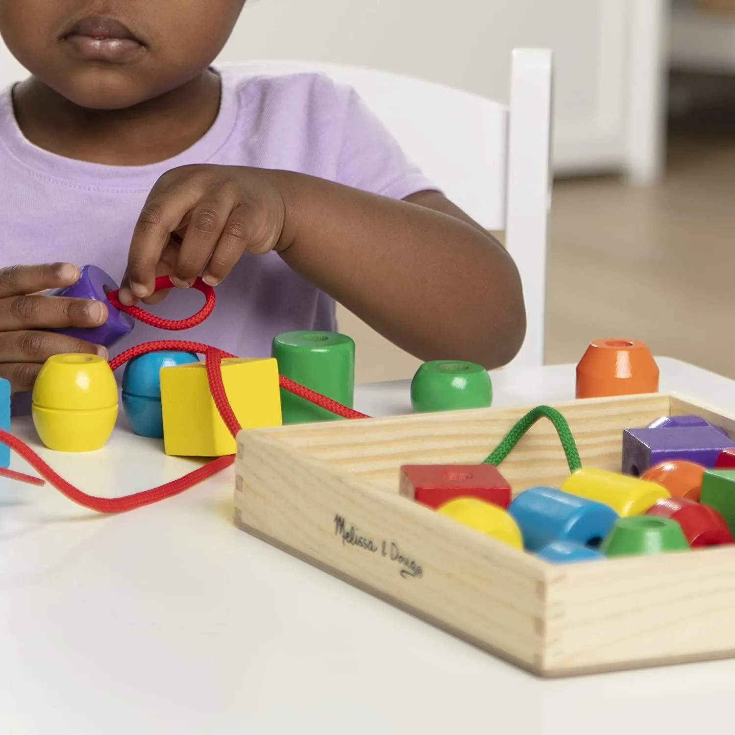 Melissa & Doug Primary Lacing Beads