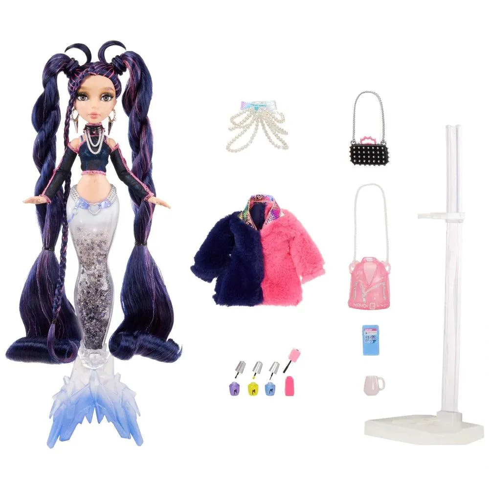 Mermaze Mermaidz Winter Waves Colour Change Fashion Doll - Nera