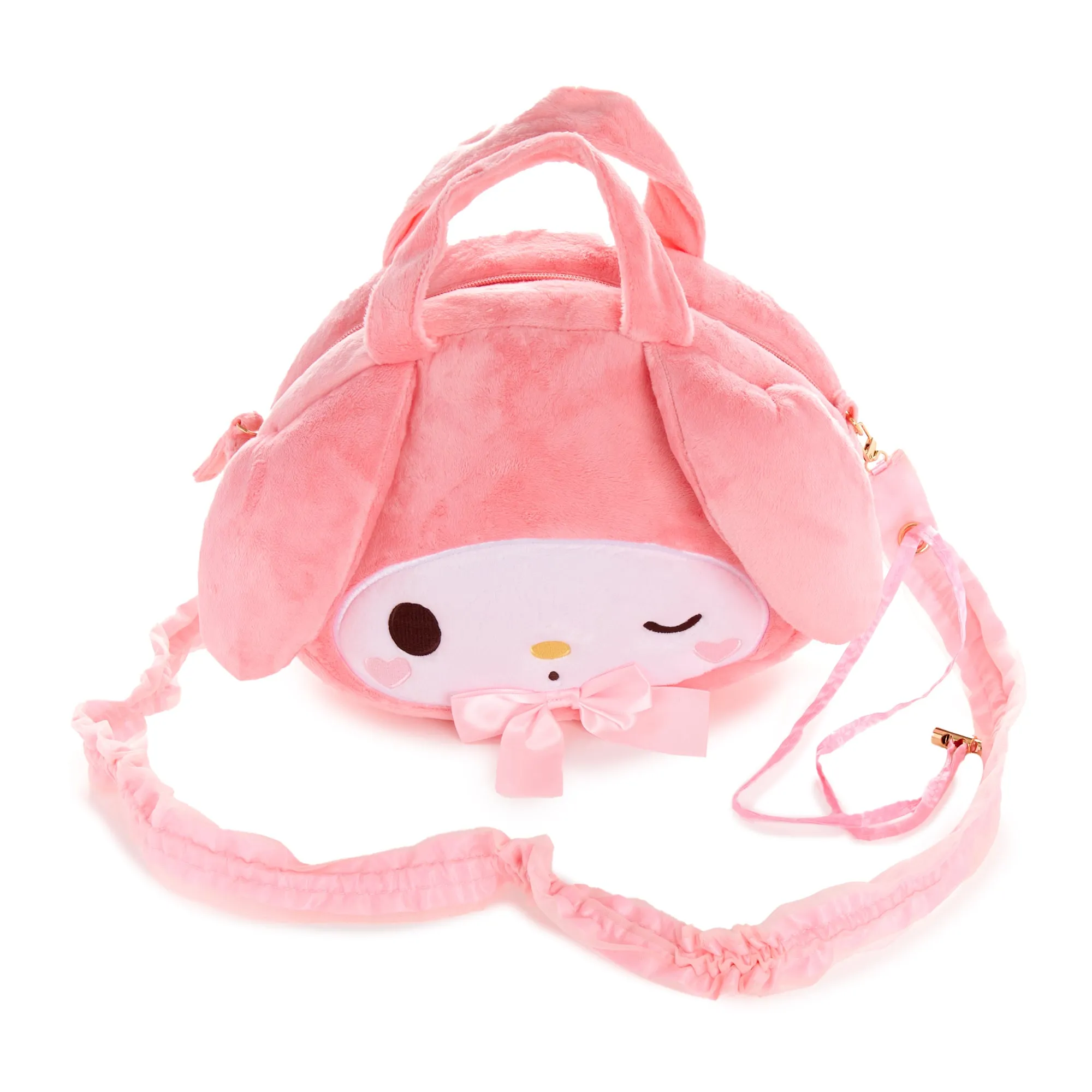 My Melody 2-Way Plush Crossbody Bag (Wink Series) SANRIO