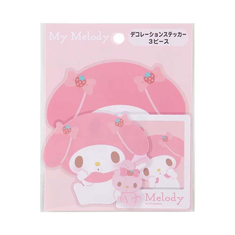 My Melody 3-pc Dress Your Tech Sticker Set SANRIO