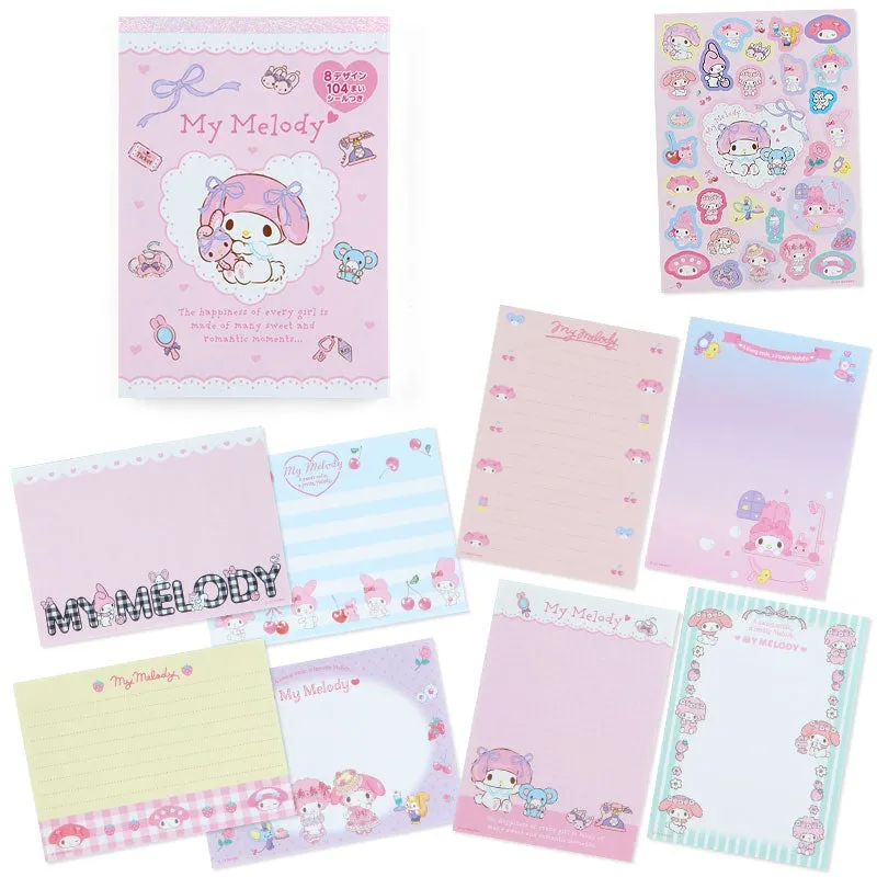 My Melody Memo Pad & Sticker Set SANRIO