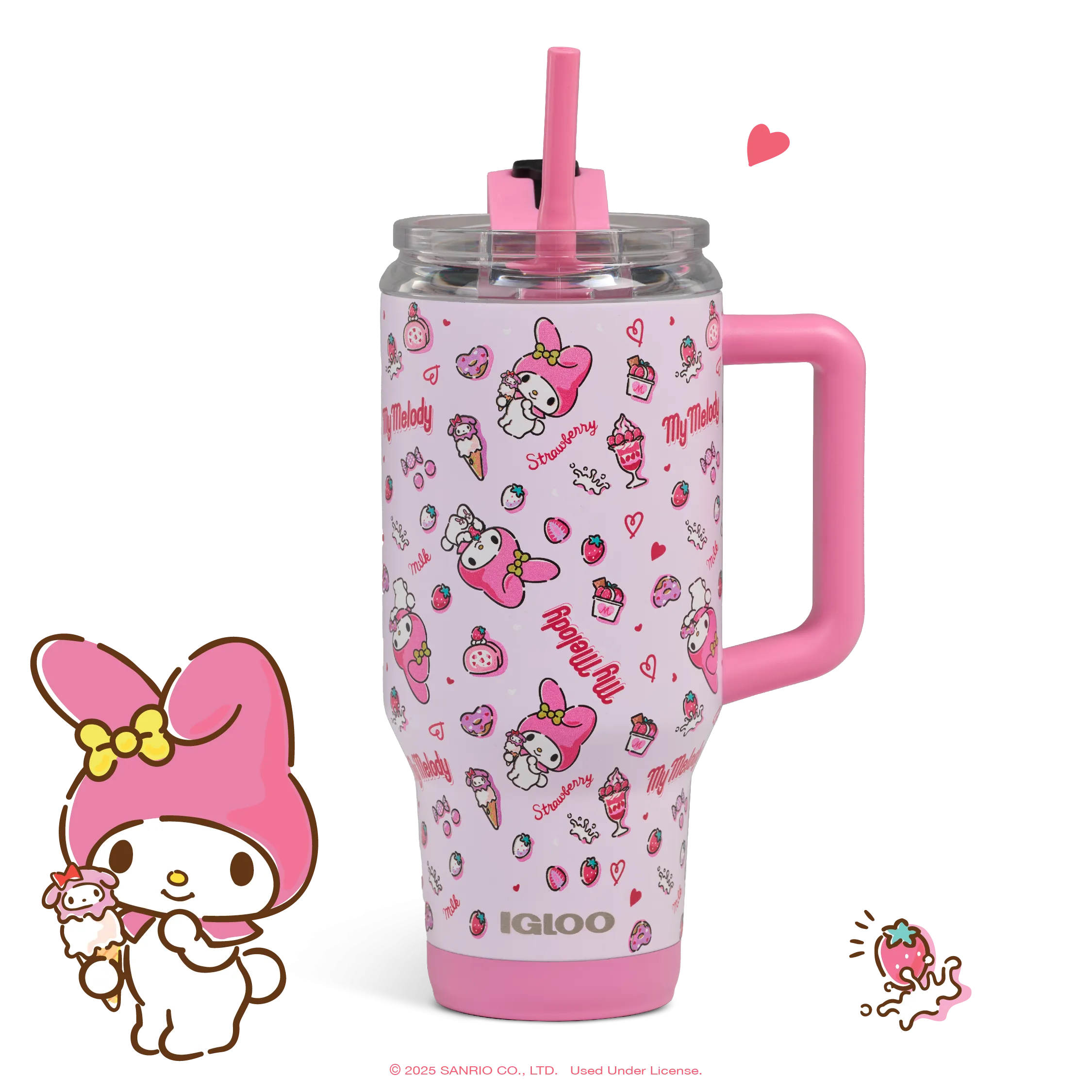 My Melody x Igloo 50th Anniversary 32oz Flip n Sip Travel Mug SANRIO