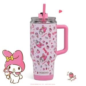 My Melody x Igloo 50th Anniversary 32oz Flip n Sip Travel Mug SANRIO