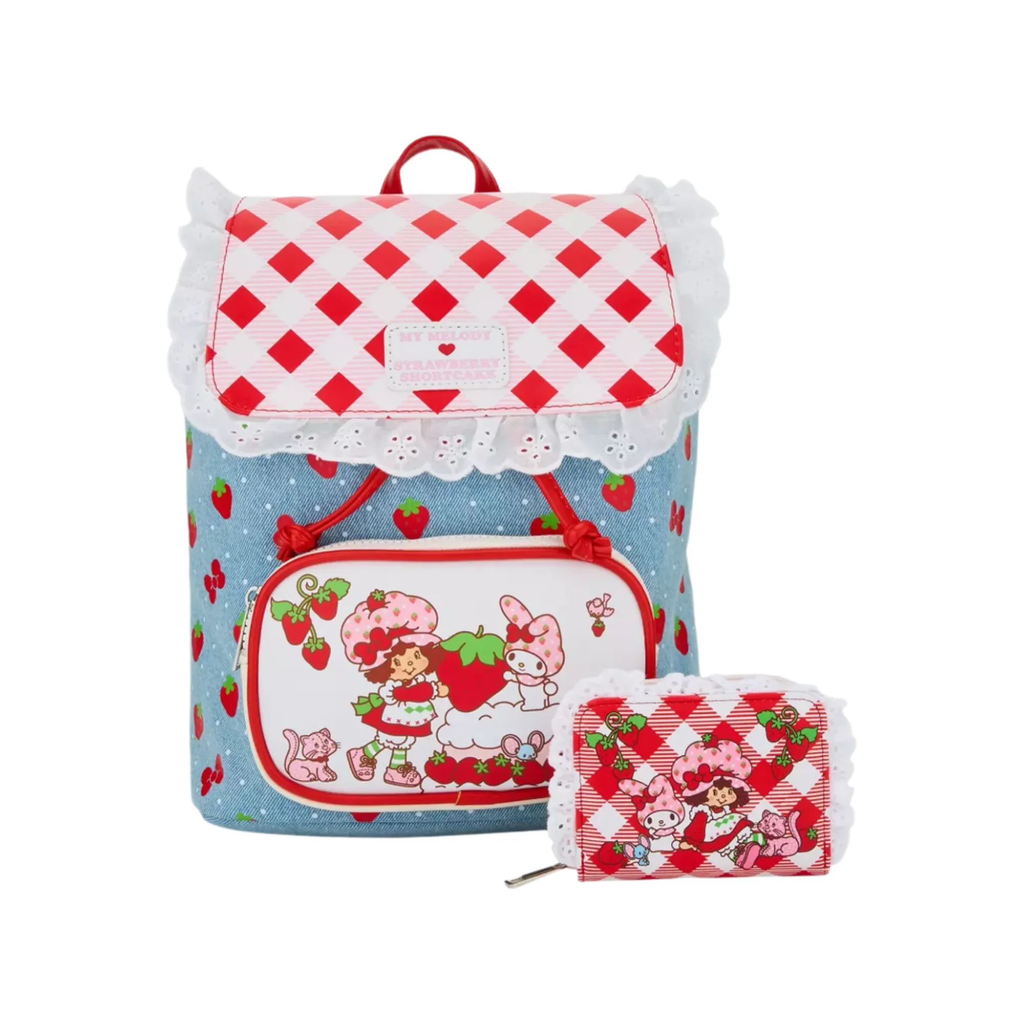 My Melody x Strawberry Shortcake Compact Wallet SANRIO