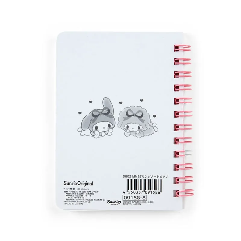 My Sweet Piano Compact Ruled Notebook SANRIO