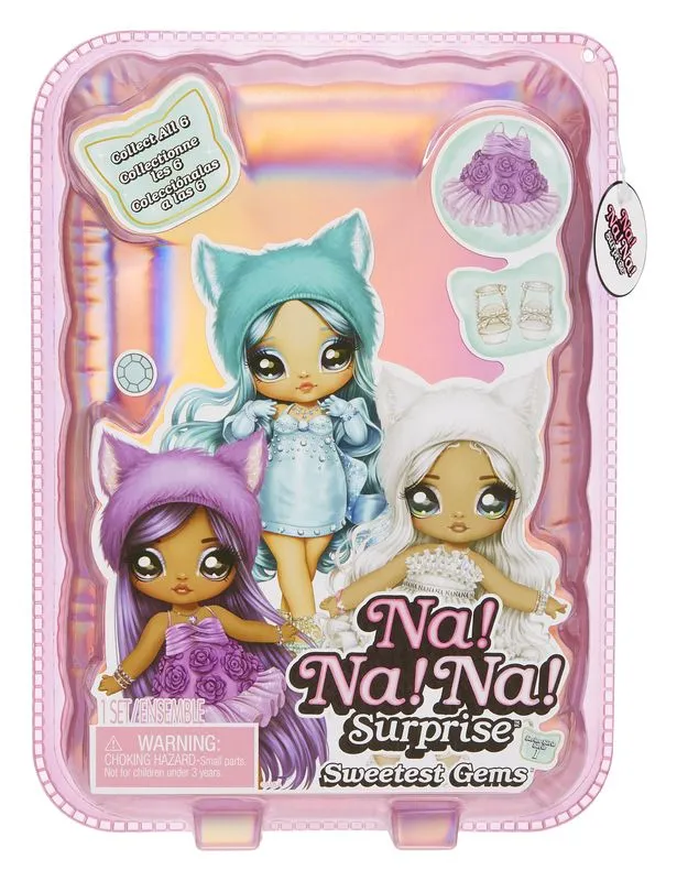 Na! Na! Na! Surprise Sweetest Gems Fashion Doll Series 1 Emery Moss