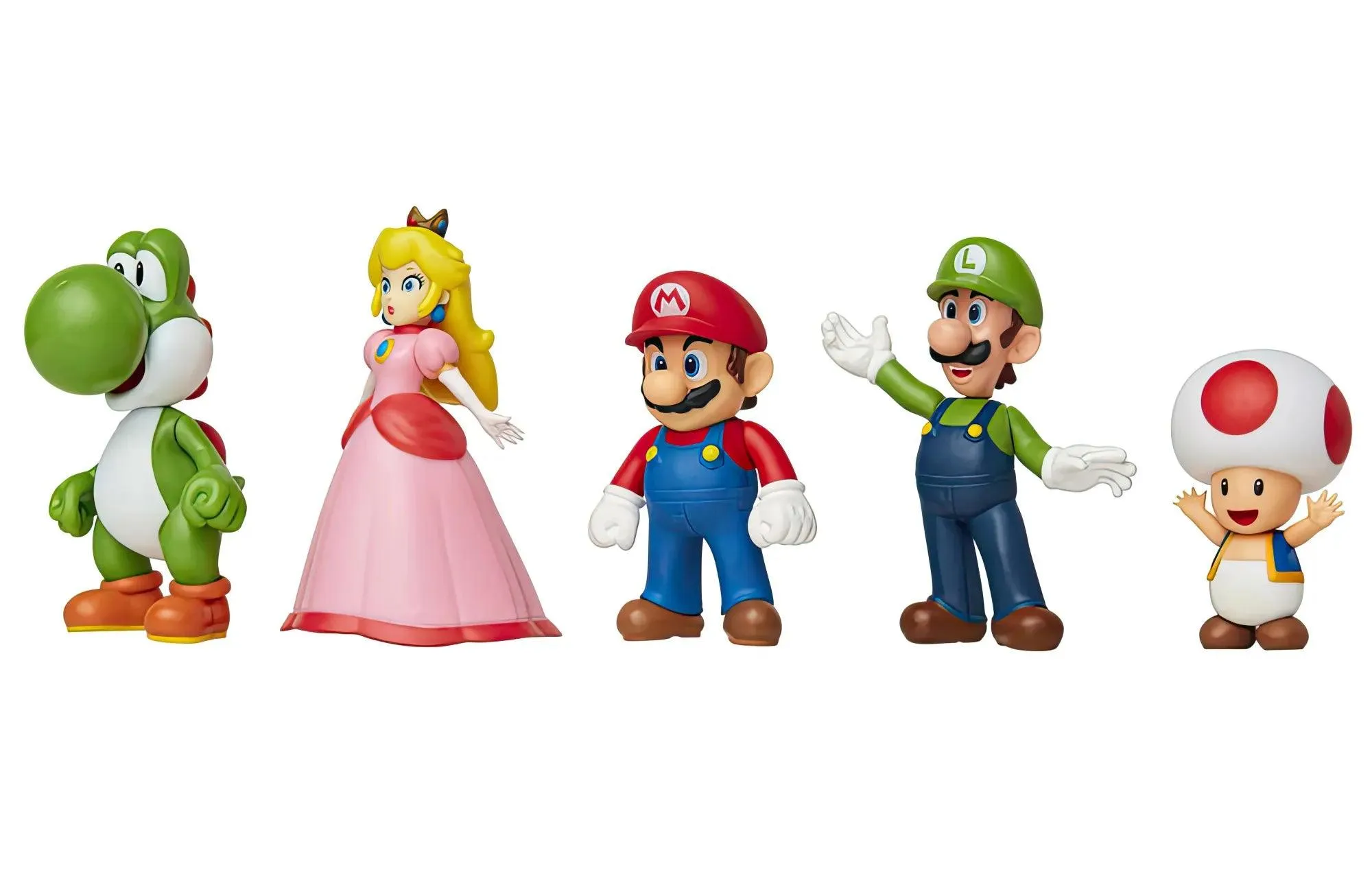 Nintendo Super Mario 6 cm Figure 5 Pack Mario & Friends