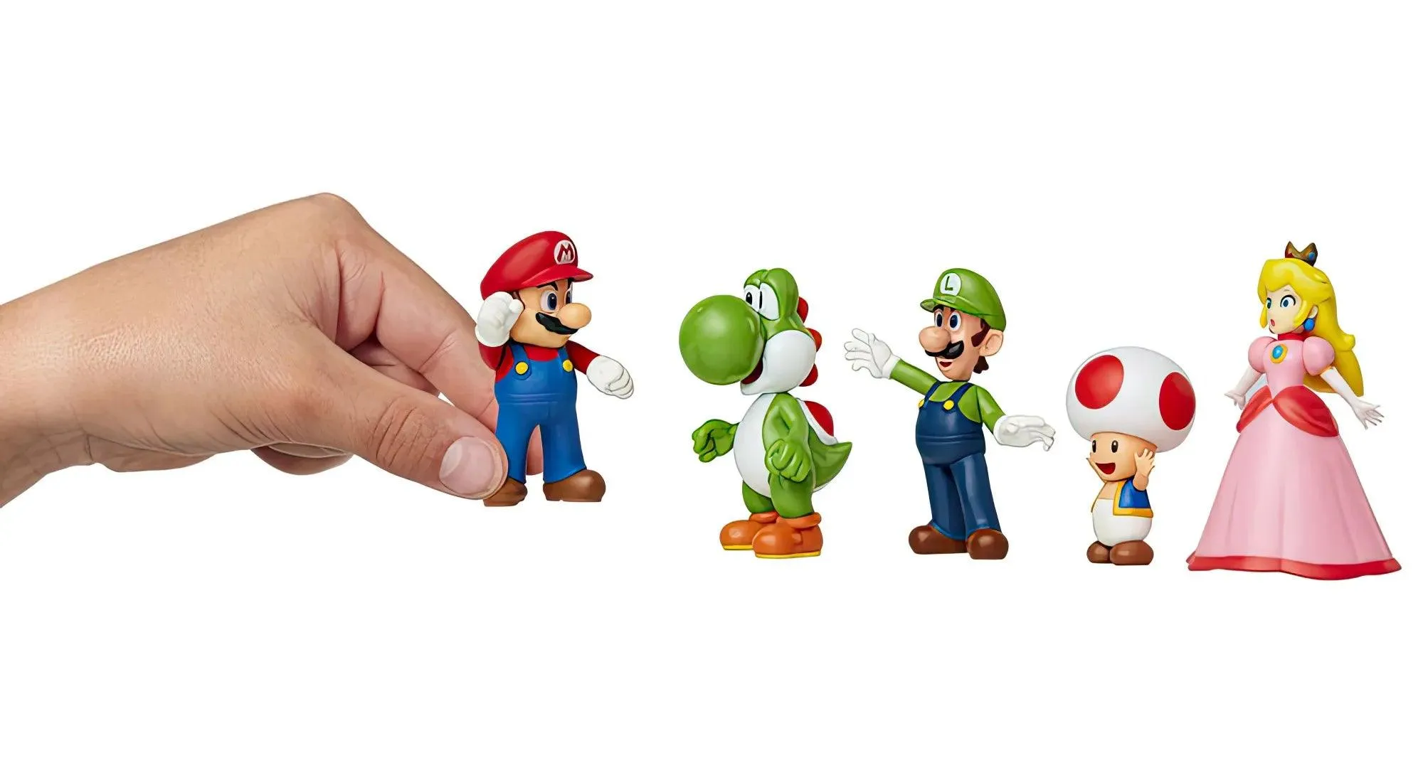 Nintendo Super Mario 6 cm Figure 5 Pack Mario & Friends