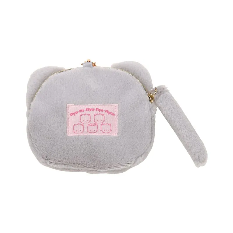 Nya Ni NyuNyeNyon Plush Mini Face Pouch (Sanrio Cat Club Series) SANRIO