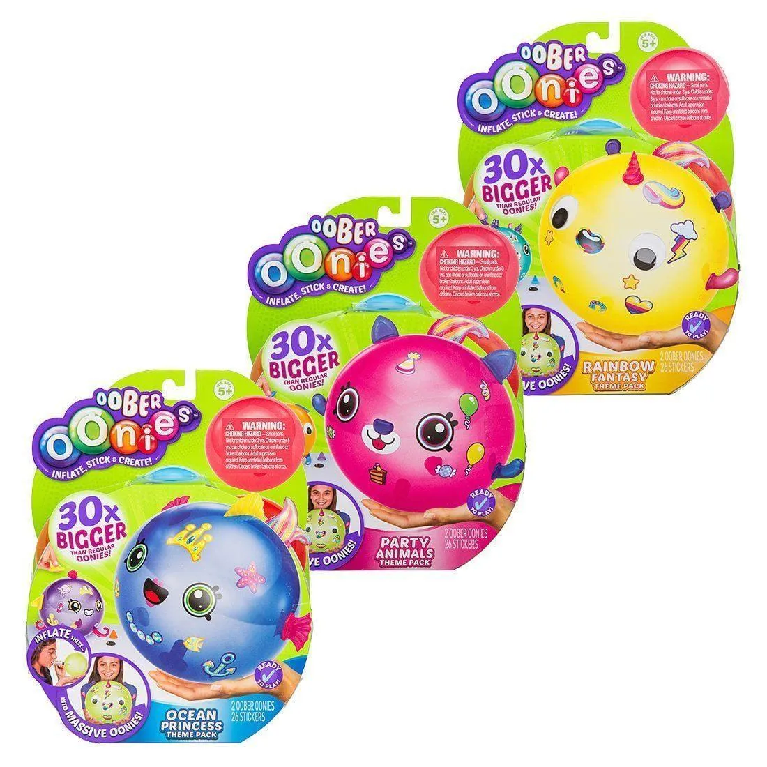 Oober Oonies Party Animal Theme Pack - Assorted