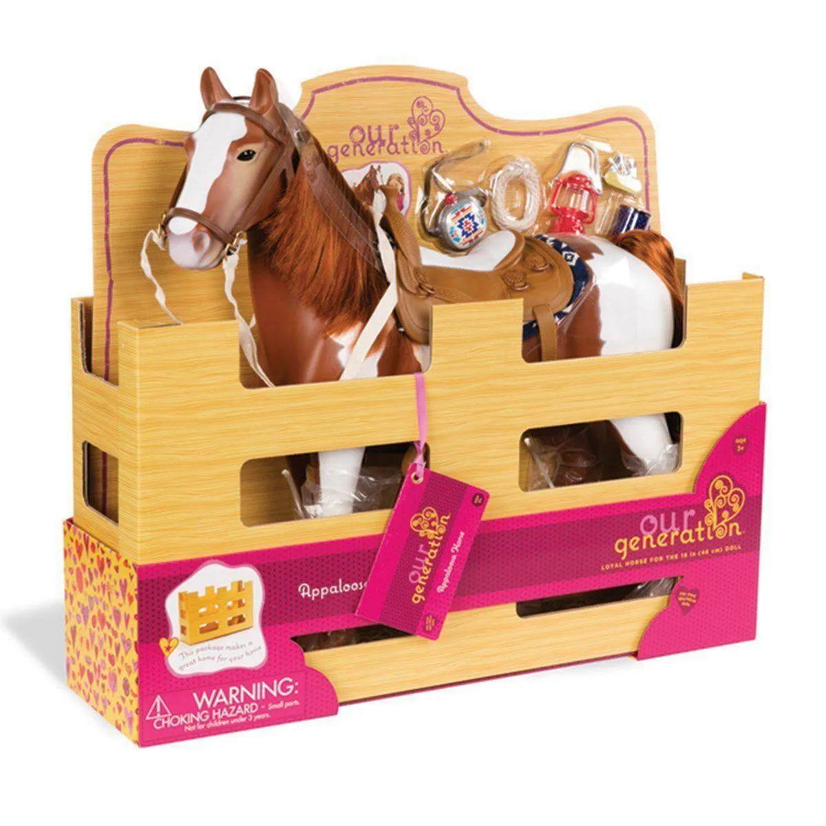 Our Generation BD38017 Pinto Toy Horse