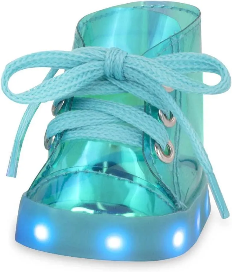 Our Generation Blue Light-Up Dolls Shoes