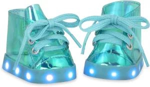 Our Generation Blue Light-Up Dolls Shoes