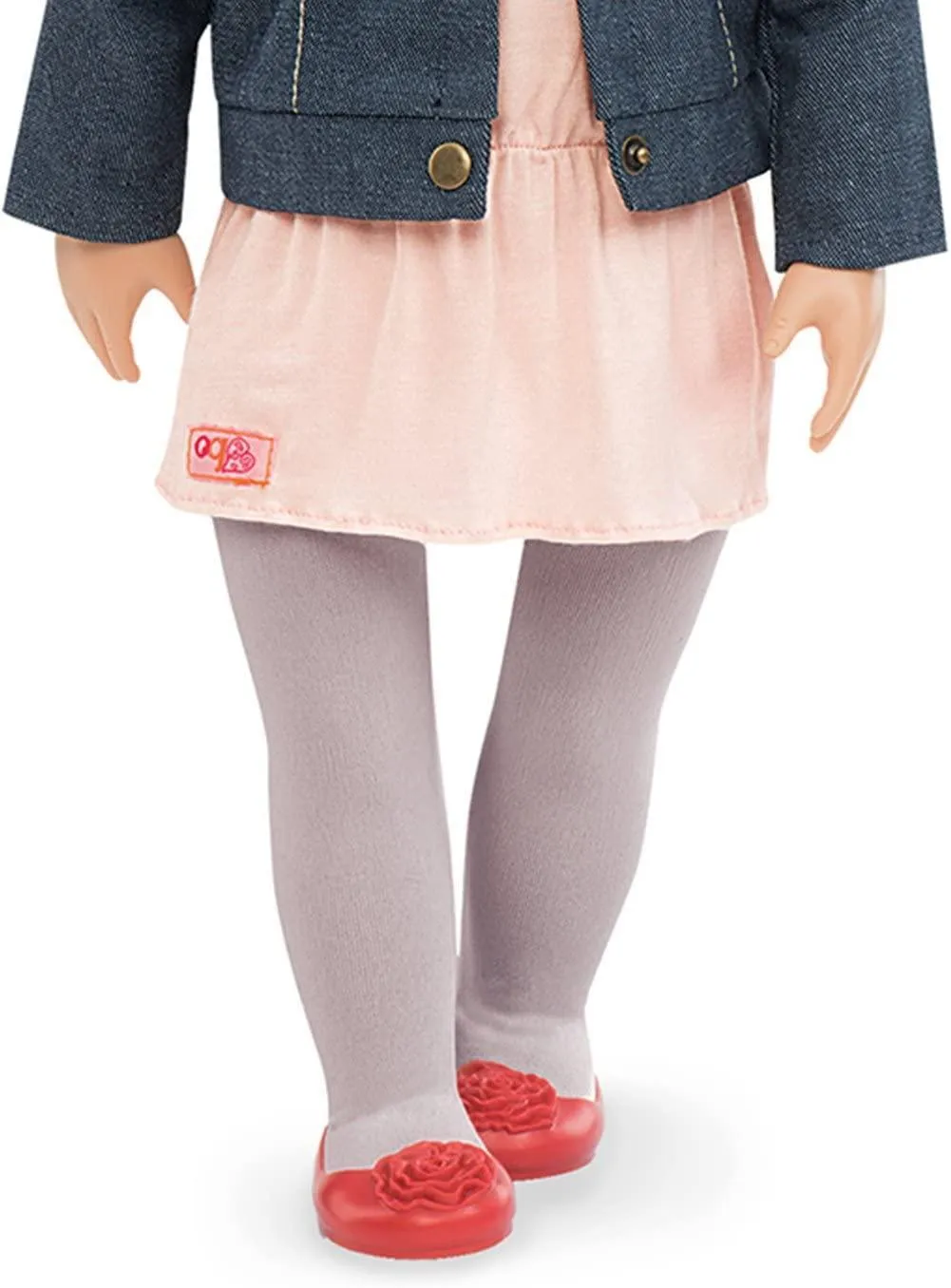 Our Generation Deluxe Clothing Just Fur You Jacket with Fur and Dress Outfit