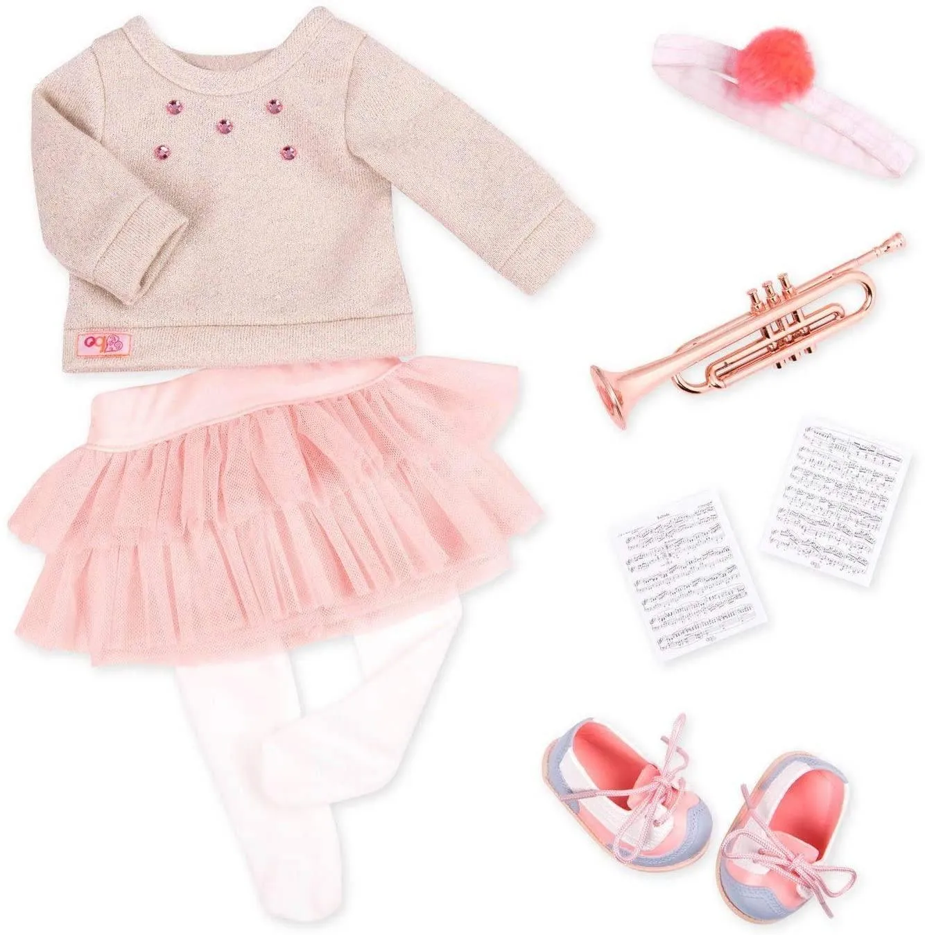 Our Generation Deluxe Clothing - Music Costume with Trumpet