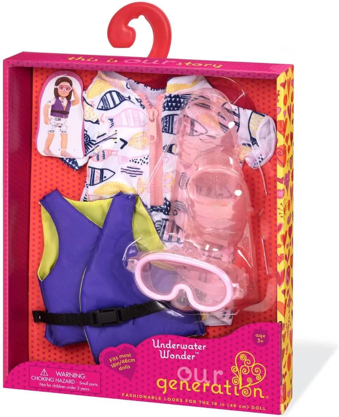 Our Generation Deluxe Doll Clothes - Diving Outfit