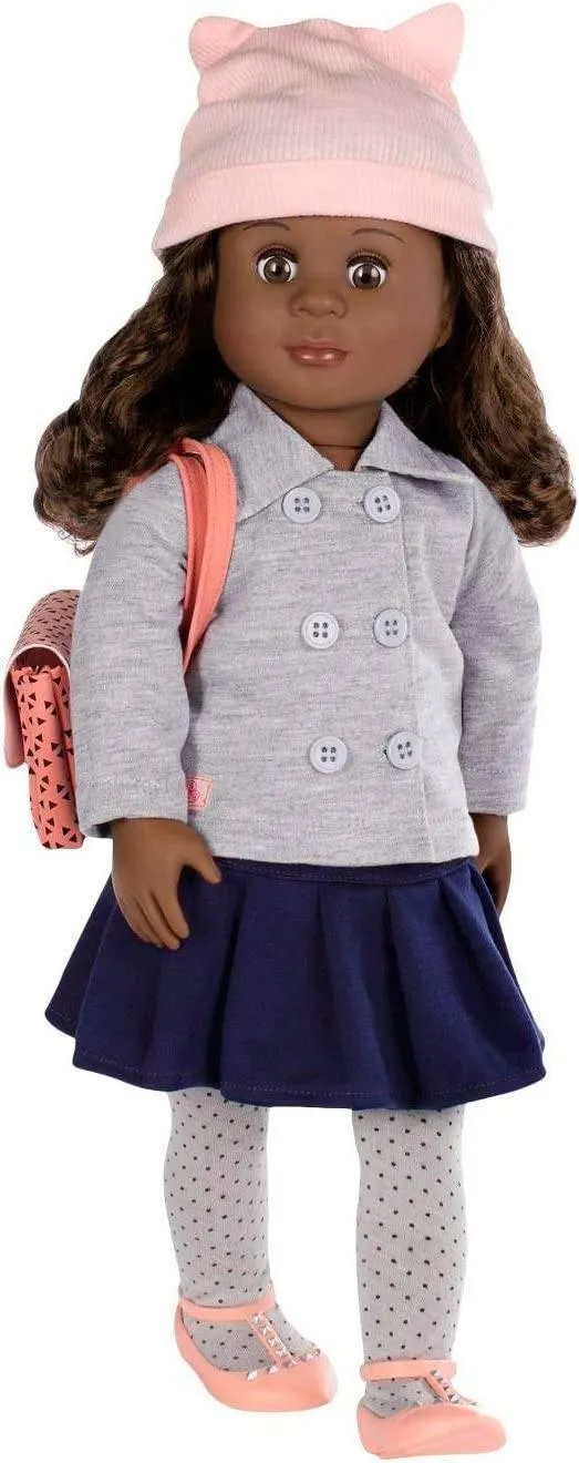 Our Generation Deluxe Doll Outfit - Skirt and Grey Jacket