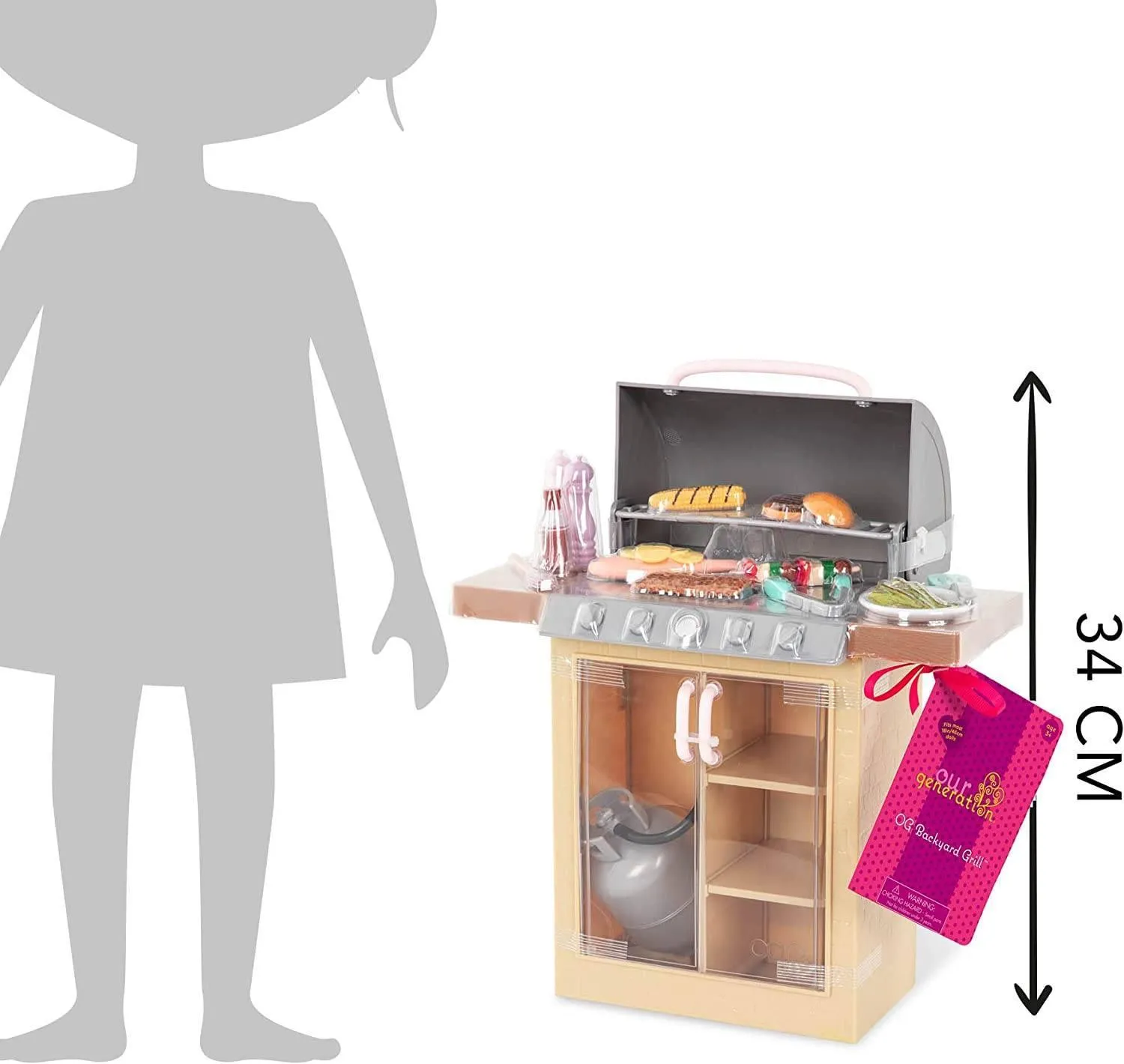 Our Generation Doll Barbecue Playset