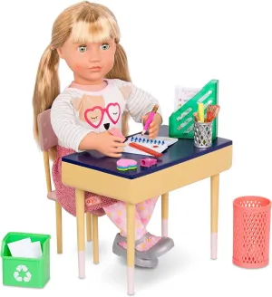 Our Generation Doll School Desk