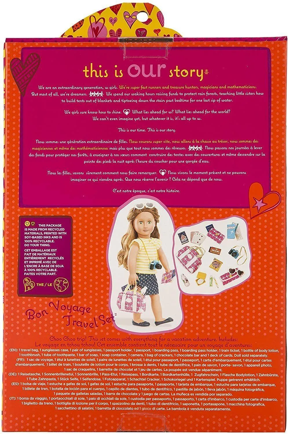 Our Generation Dolls Bon Voyage Travel Set Accessories Playset
