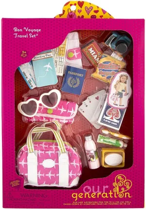 Our Generation Dolls Bon Voyage Travel Set Accessories Playset