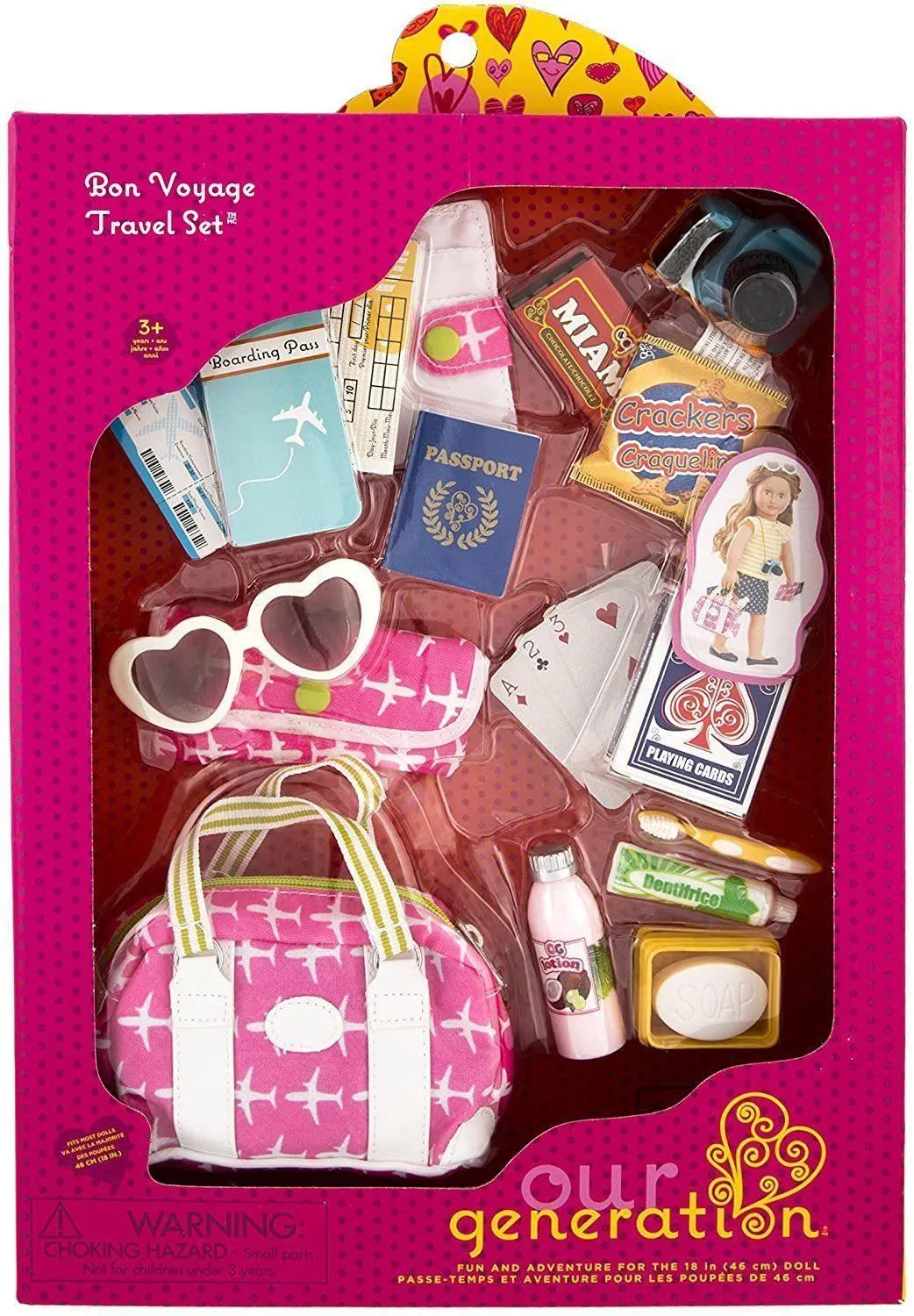Our Generation Dolls Bon Voyage Travel Set Accessories Playset