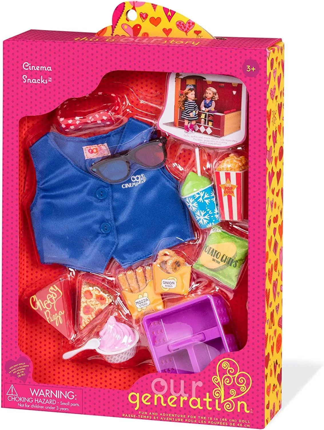 Our Generation Dolls Outfit - Cinema Snacks