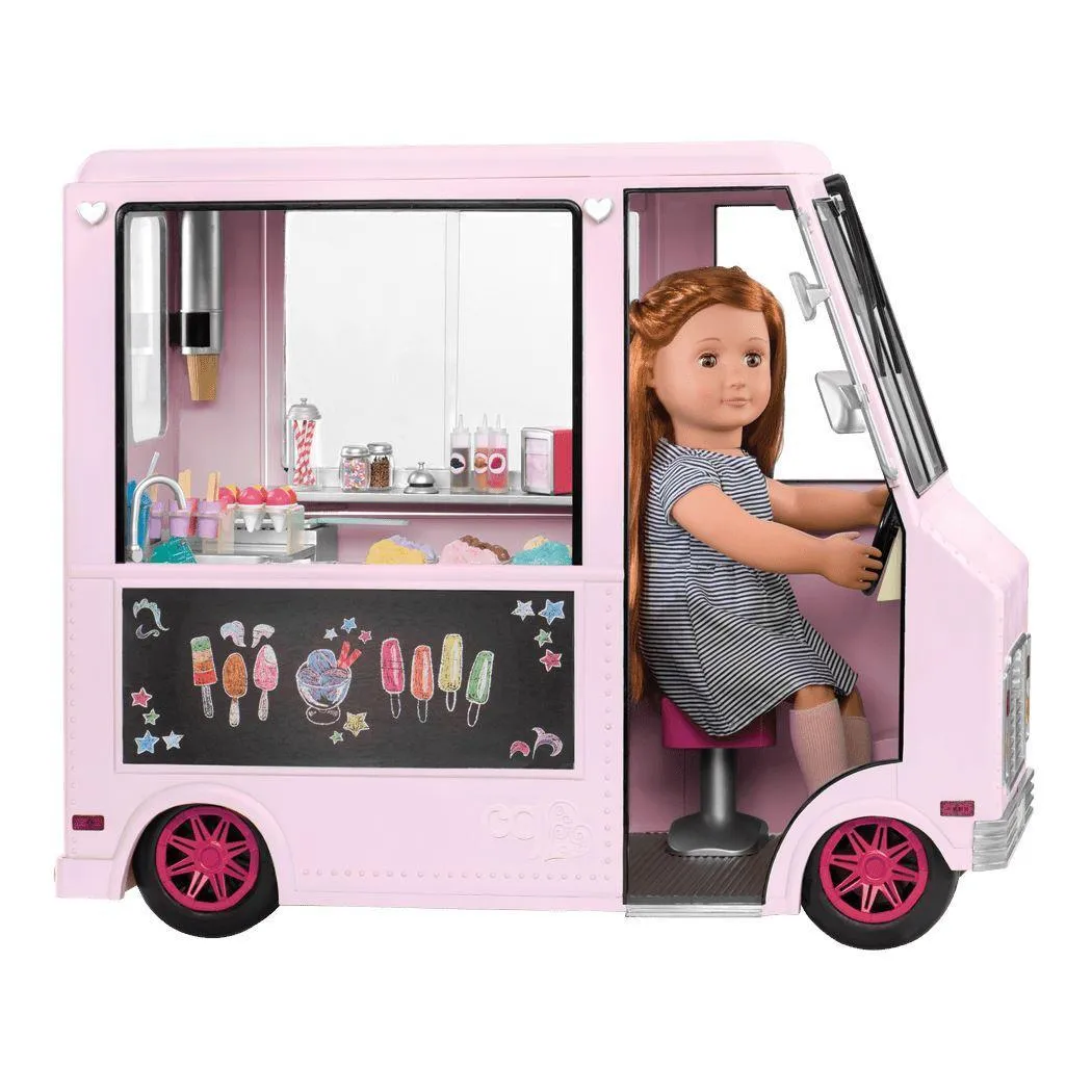 Our Generation Sweet Stop Ice Cream Truck - Pink