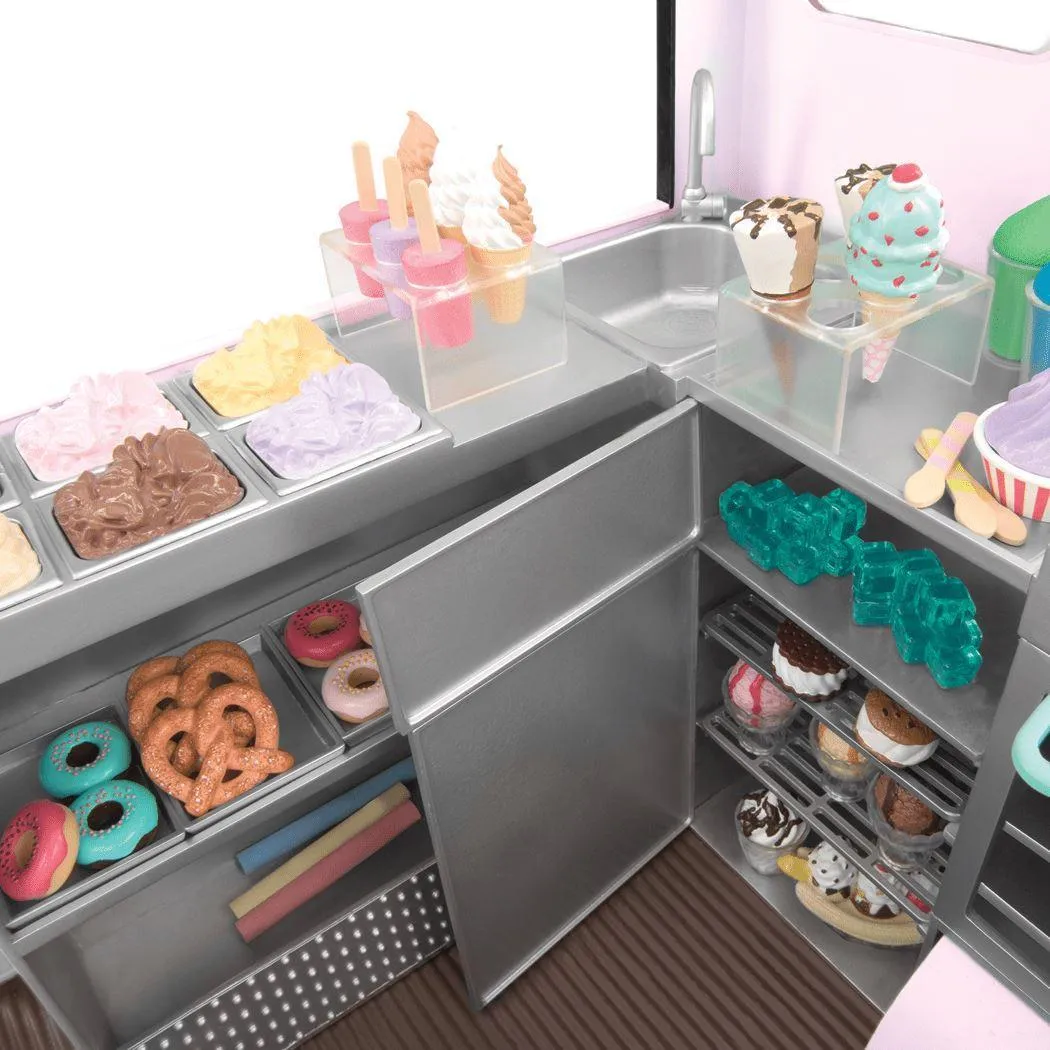 Our Generation Sweet Stop Ice Cream Truck - Pink