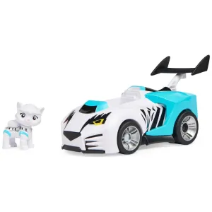 PAW Patrol, Cat Pack, Rorys Transforming Toy Car with Collectible Action Figure