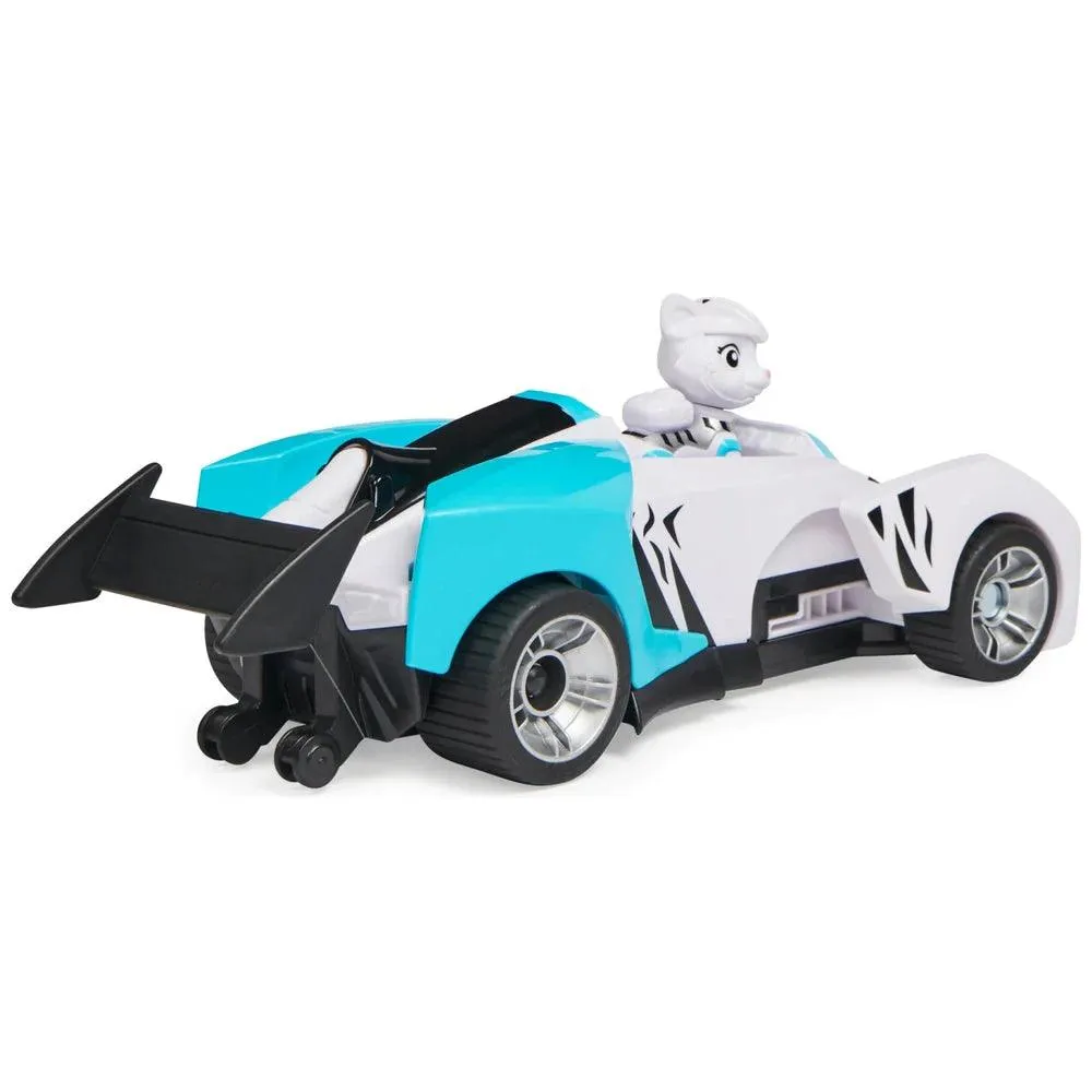 PAW Patrol, Cat Pack, Rorys Transforming Toy Car with Collectible Action Figure