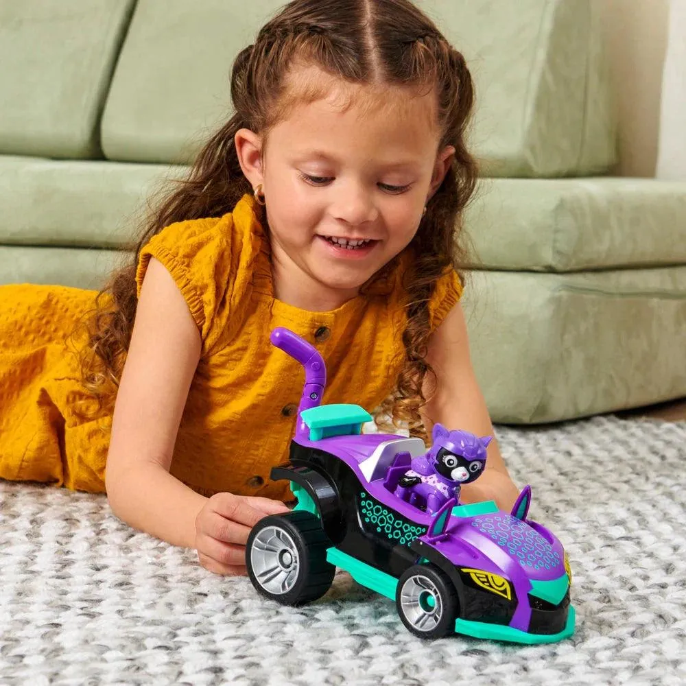 PAW Patrol, Cat Pack, Shades Transforming Toy Car with Action Figure