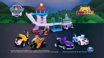 PAW Patrol Cat Pack Wild's Transforming Toy Motorcycle