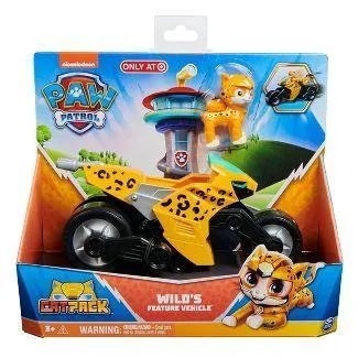 PAW Patrol Cat Pack Wild's Transforming Toy Motorcycle