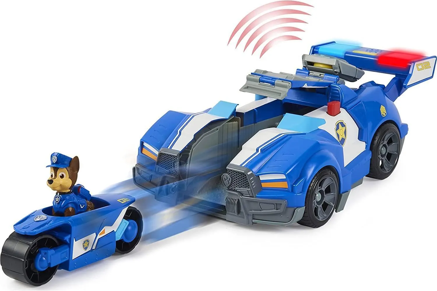 PAW Patrol Chases 2-in-1 Transforming Movie City Cruiser