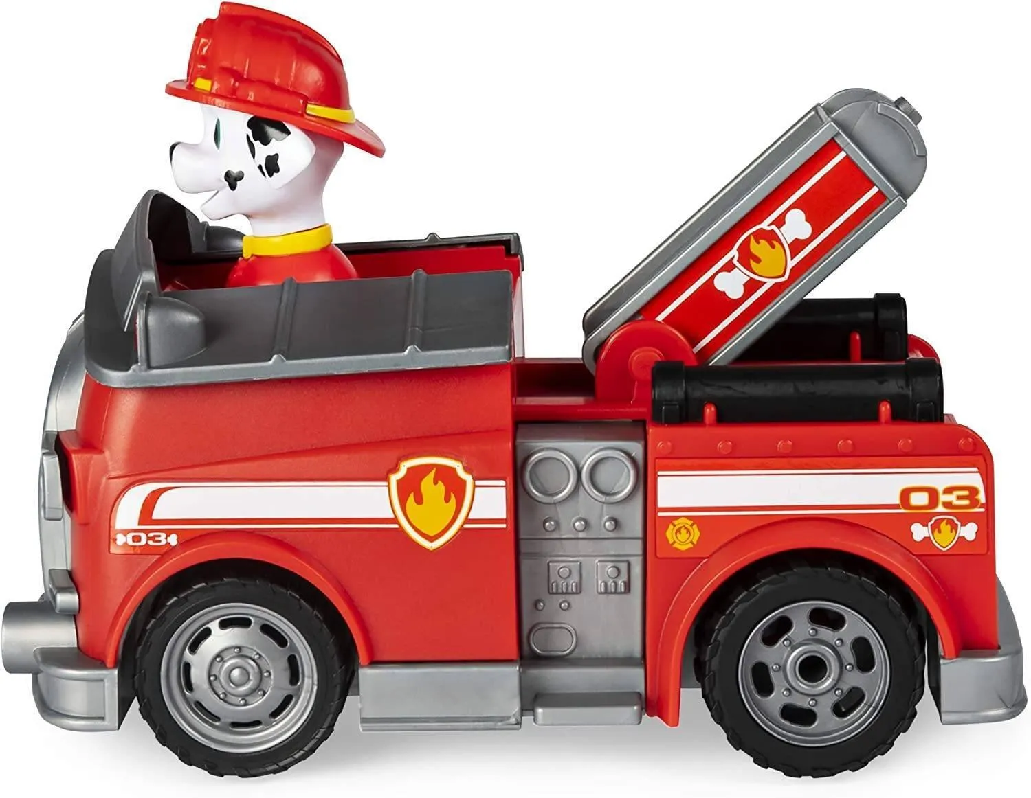 PAW Patrol, Marshall Remote Control Fire Truck with 2-Way Steering, for Kids Aged 3 and Up