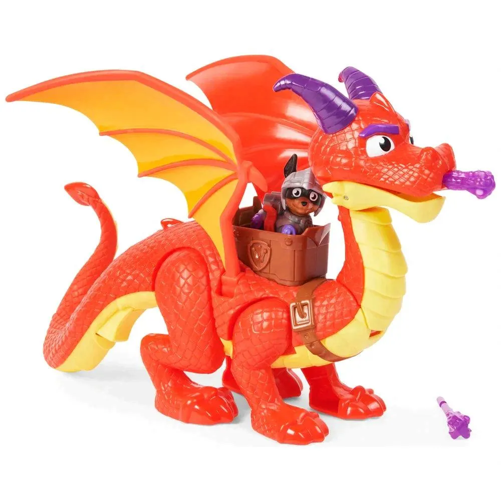 PAW Patrol Rescue Knights Sparks the Dragon with Super Wings and Pup Claw