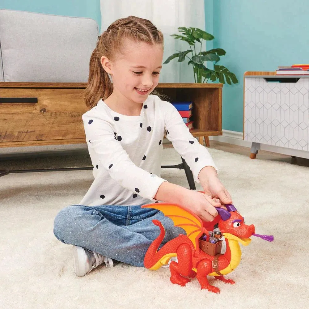 PAW Patrol Rescue Knights Sparks the Dragon with Super Wings and Pup Claw