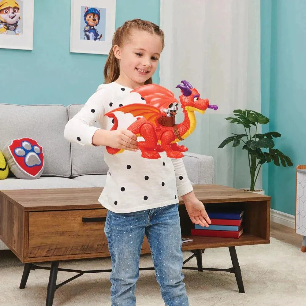 PAW Patrol Rescue Knights Sparks the Dragon with Super Wings and Pup Claw