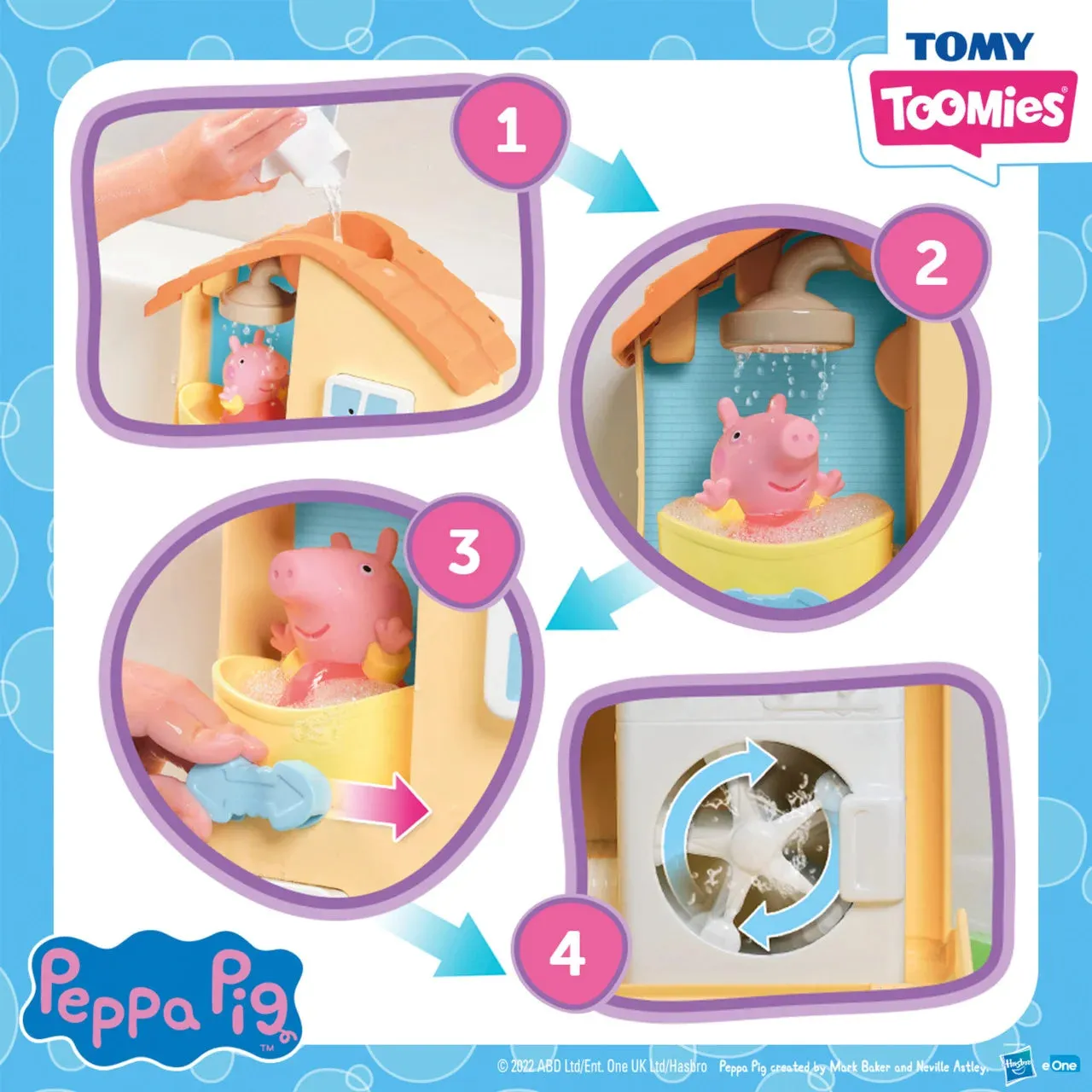 Peppa Pig Peppa's House Bath Playset
