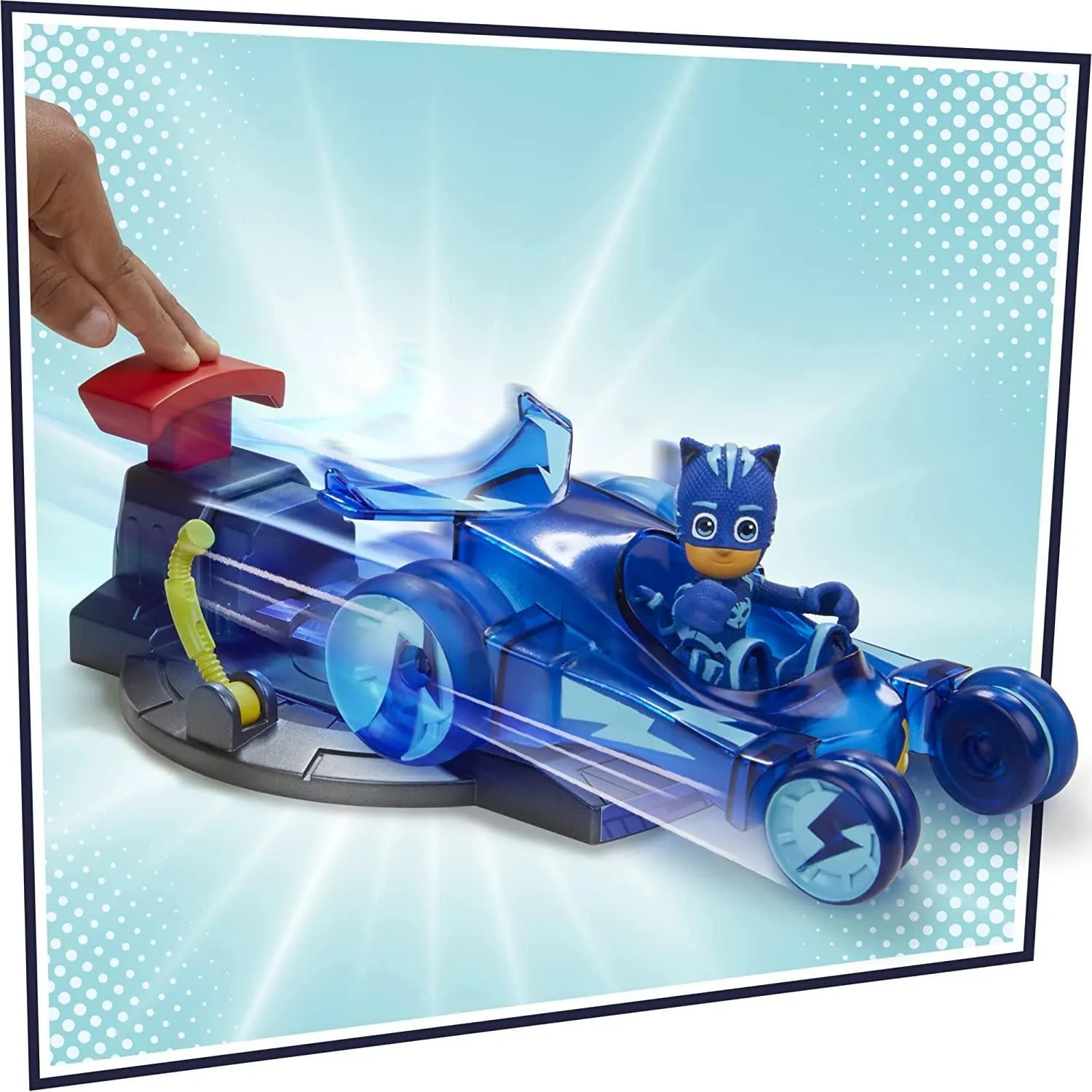 PJ Masks Deluxe Battle HQ  Headquarters Playset with 2 Action Figures and Vehicle