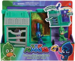PJ MASKS Night-Time Micros Trap & Escape Playset - Assortment